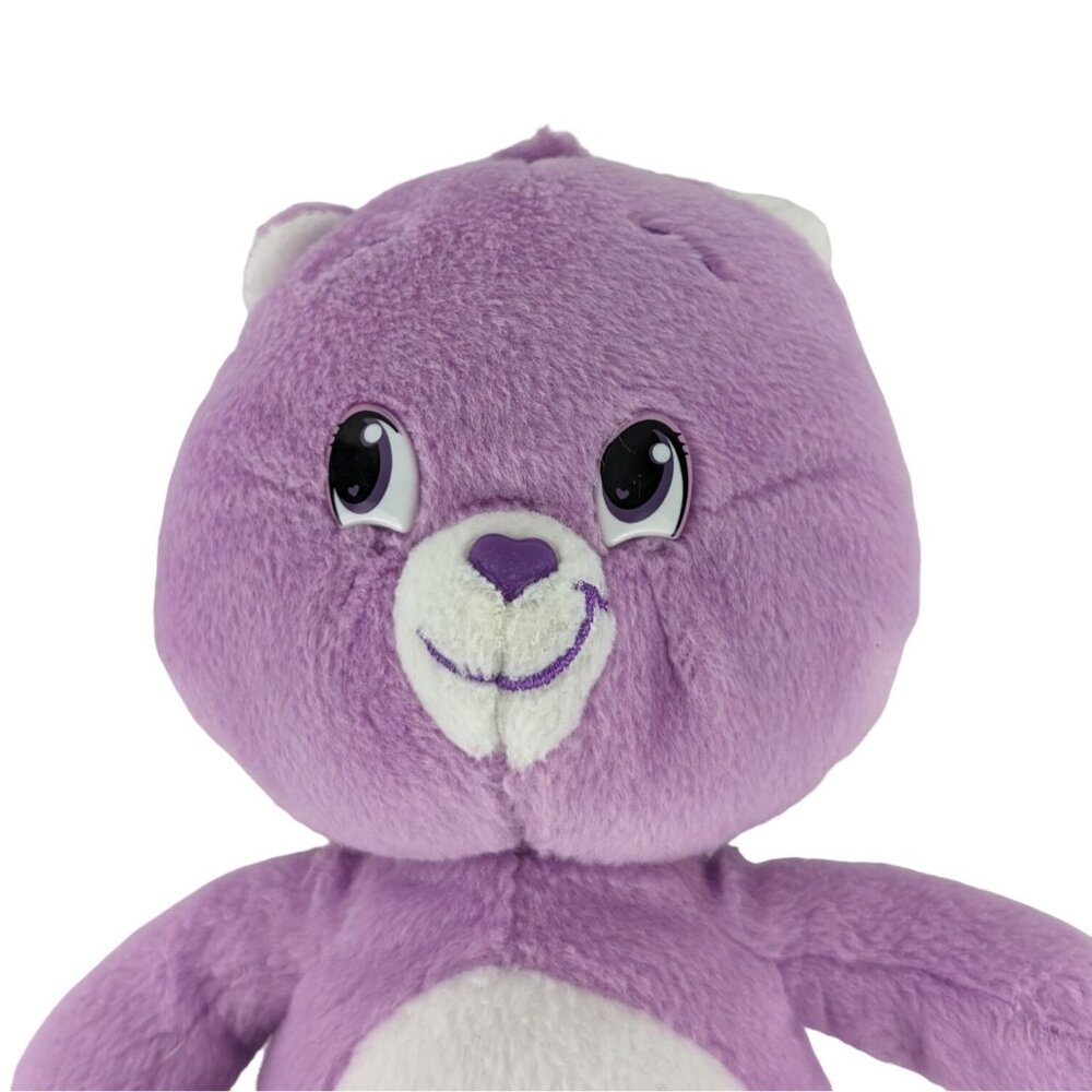 Care Bears Share Bear Plush 9" Purple Lollipop Stuffed Animal Toy 2007 TCFC - Picture 4 of 8